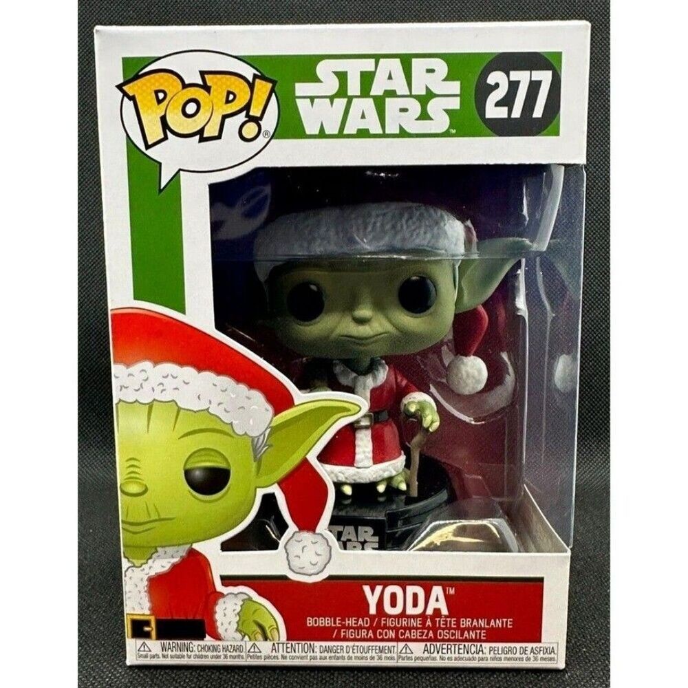 Yoda 277 Funko Pop Star Wars Christmas Holiday Vinyl Figure NEW